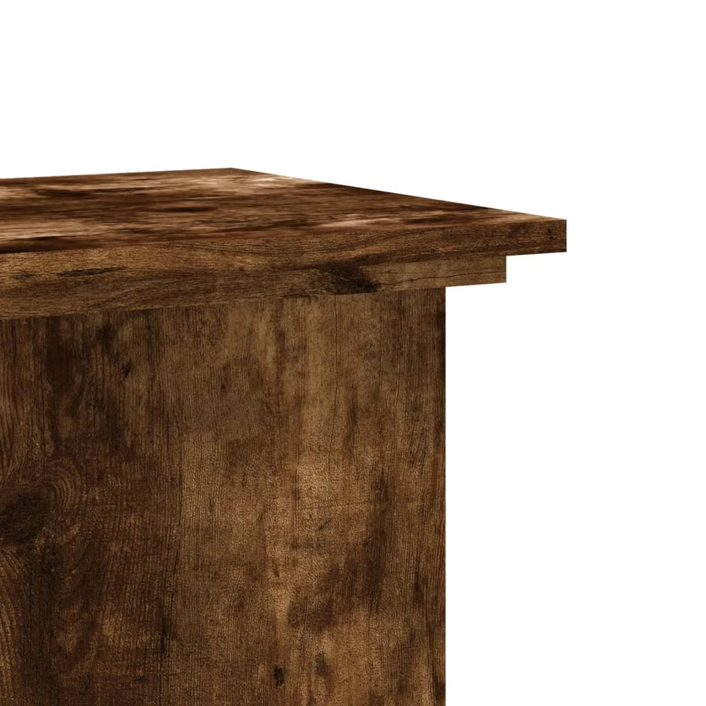 Portavasi mobiletto portafiori 33 x 33 x 60 cm legno ingegnerizzato marrone 02_0045149