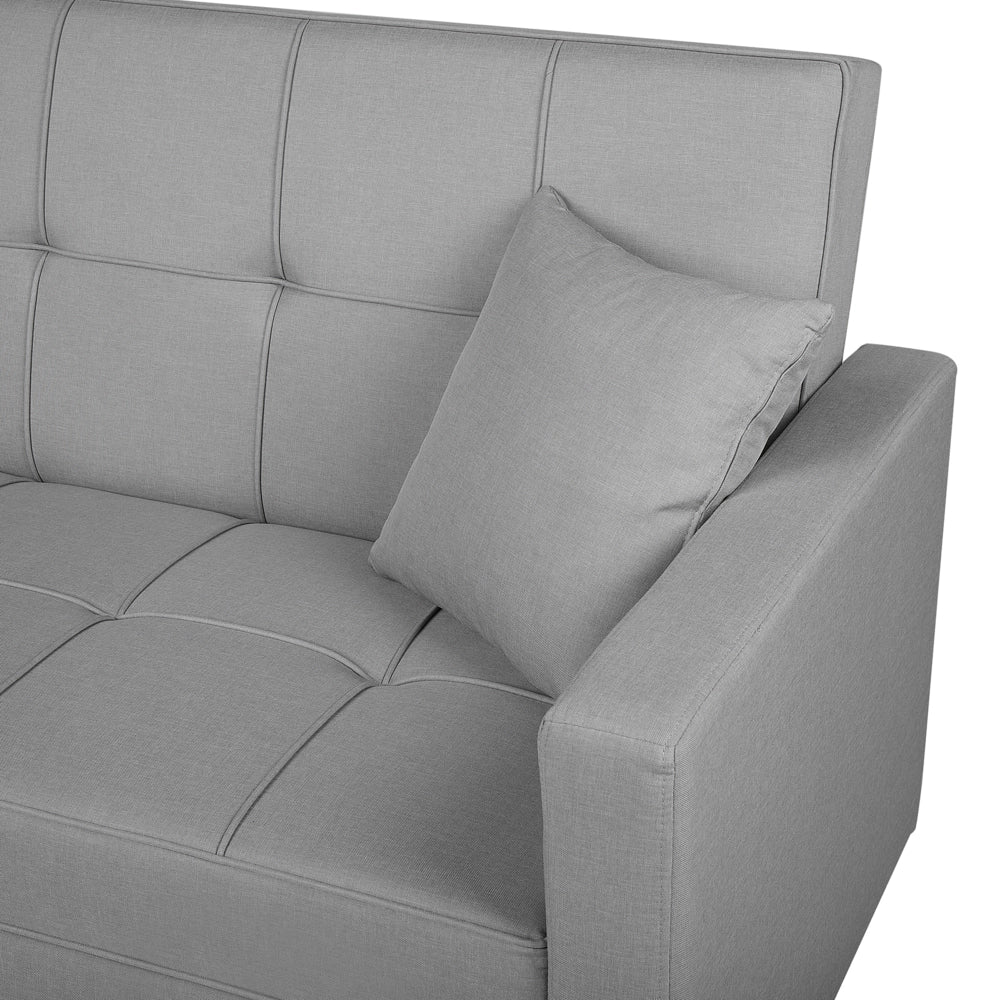 Divano Letto Grigio Funzione Dormito Moderno Imbottito soggiorno
