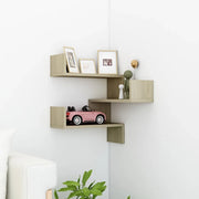 Scaffale Angolare a Muro Sonoma 40x40x50 cm Legno Multistrato 807229