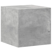 Armadietto a Muro | Mobile a Parete Grigio Cemento 40x42,5x40 cm Legno Multistrato