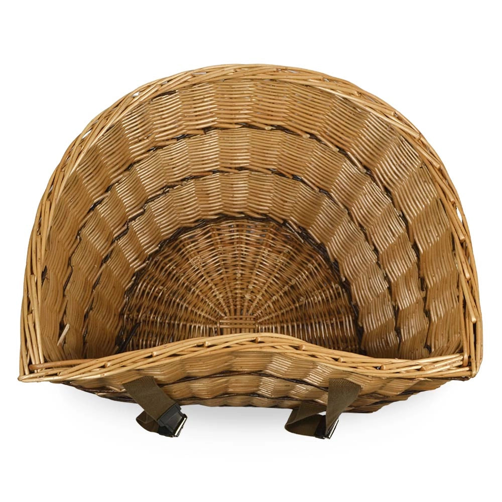 Cesto raccoglitore in vimini Gerla Big con tracolle 52 x 38 x h 48 cm