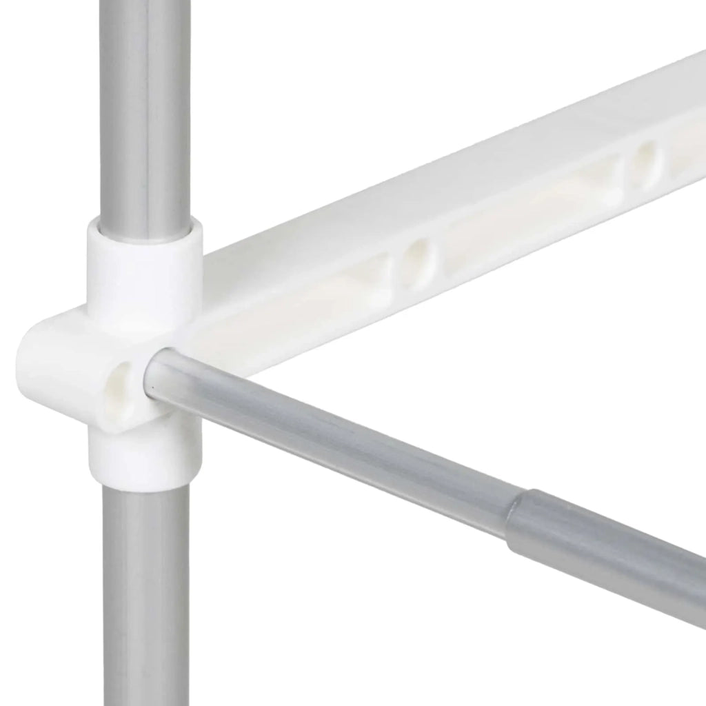 Mensola per lavatrice Bianco 70 x 27 x 136 cm Alluminio CFW5459485