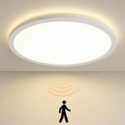 ZMH Lampada da Soffitto LED con Sensore di Movimento 18W 29cm Rotonda 4000K Radar per Corridoio Scala