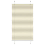 Tenda Plissettata Crema 80x100 cm Larghezza Tessuto 79,4 cm