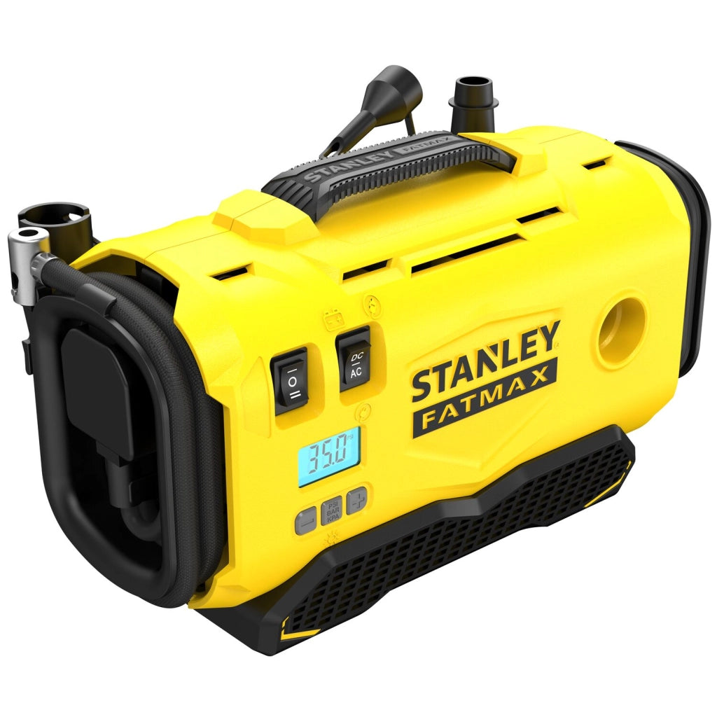 Compressore Portatile Stanley FATMAX V20 SFMCE520B-QW 18V 11 Bar Digitale
