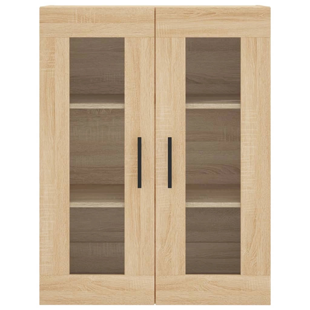 Buffet credenza cassettiera armadio mobile contenitore organizer cucina soggiorno salotto rovere Sonoma alto 69,5 x 34 x 180 cm legno ingegnerizzato marrone 02_0034190