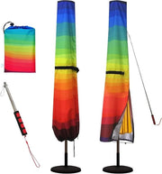 Parasole Acquaprose e Ventose - Adatto per Ombrelloni da 2,4 m a 3,4 m - Tessuto 420D Oxford