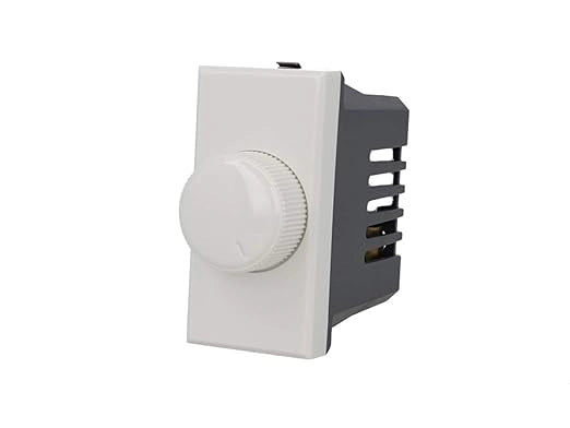 Regolatore A Manopola 220V Bianco Compatibile con Bticino Axolute