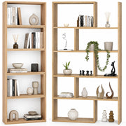 Libreria Modulare Apribile 72x22x200 cm Scaffale Libri Componibile in Legno  Quercia