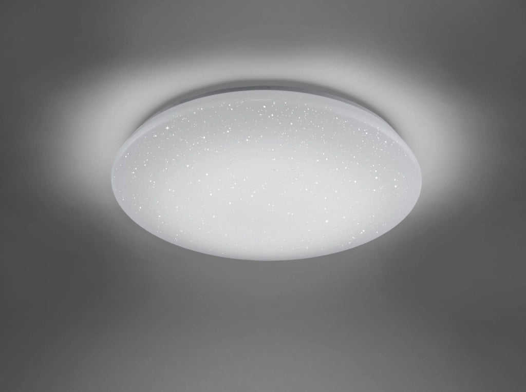 CHARLY PLAFONIERA LED 27W · 1x 3100lm, 3000 - 5500K CON SMART CONTROL MOLTEPLICI FUNZIONI "WIZ"  DIFFUSORE EFFETTO CIELO STELLATO D. 50CM