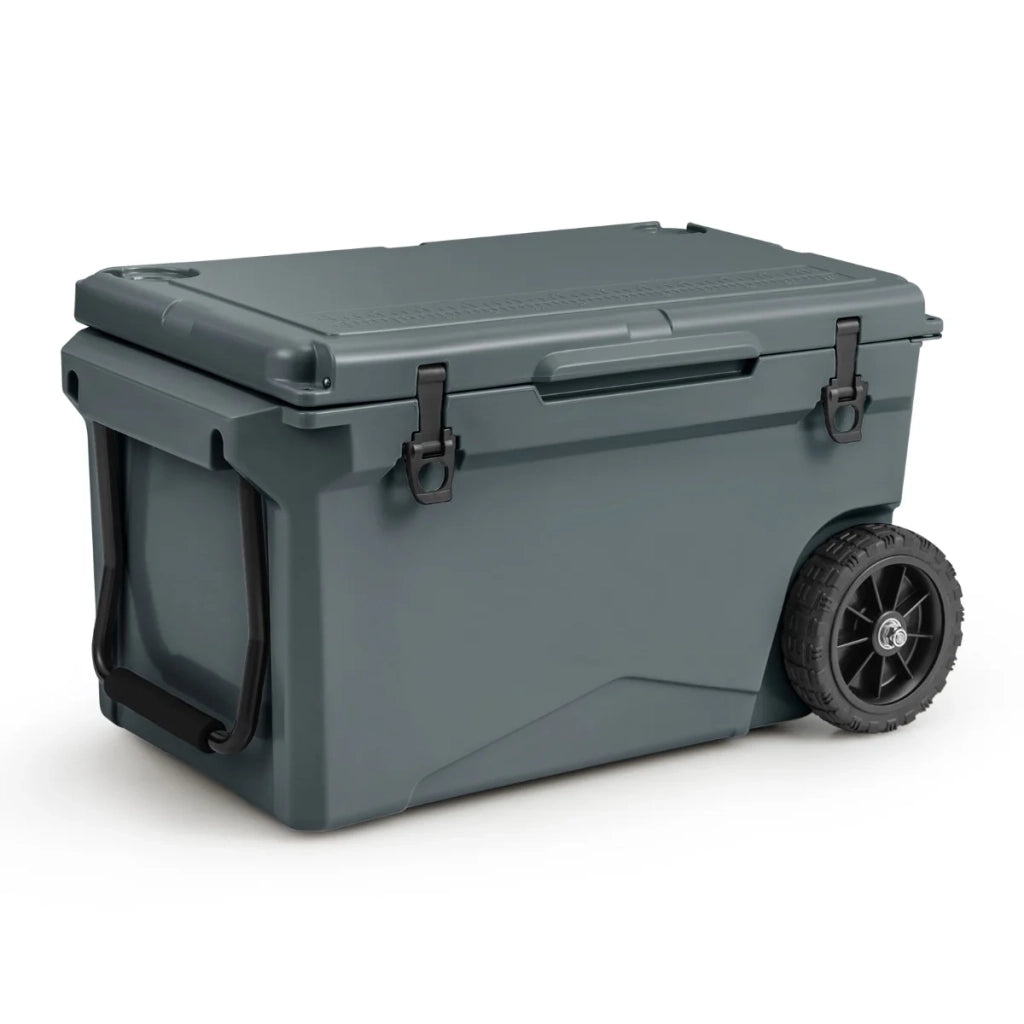 Borsa frigo con ruote 87 x 45 x 46 cm isolamento 5-7 giorni pratica e resistente realizzata in LLDPE carbone 20_0019978