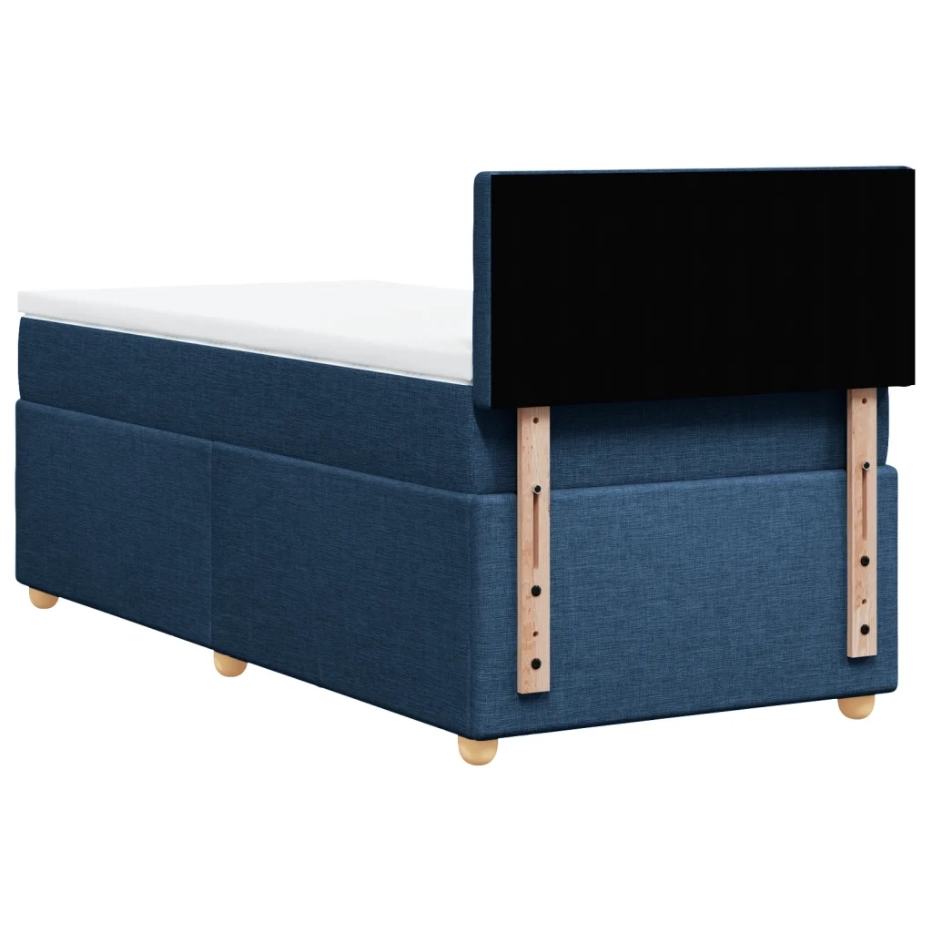 Giroletto a Molle con Materasso Blu 90x190 cm in Tessuto 3288855