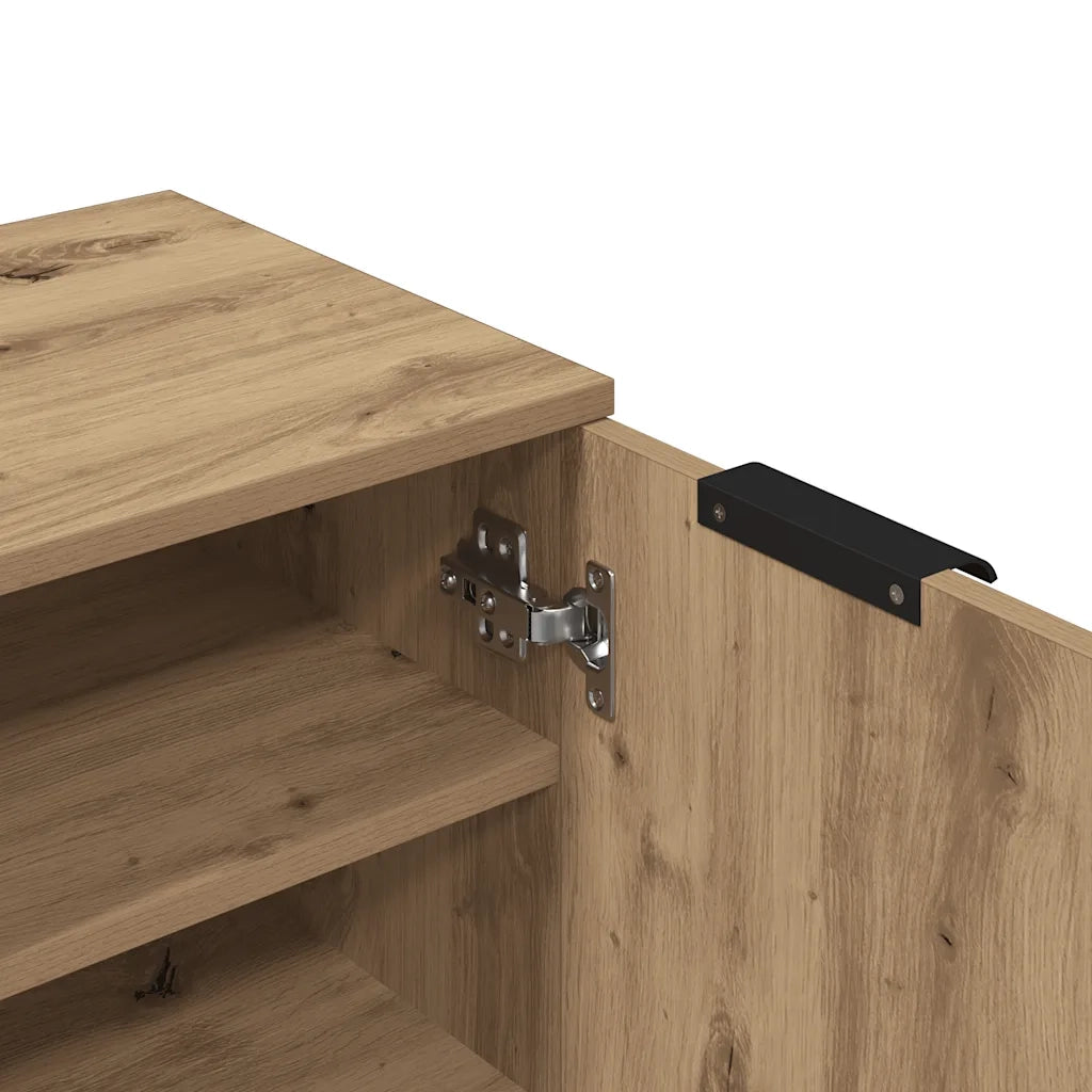 vidaXL Scarpiera Rovere Artigianale 29,5x35x100,5 cm in Truciolato