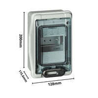 Bticino idroboard centralino parete esterno grigio resina ip65 *** numero posti 4 moduli, confezione 1