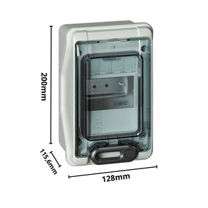 Bticino idroboard centralino parete esterno grigio resina ip65 *** numero posti 4 moduli, confezione 1