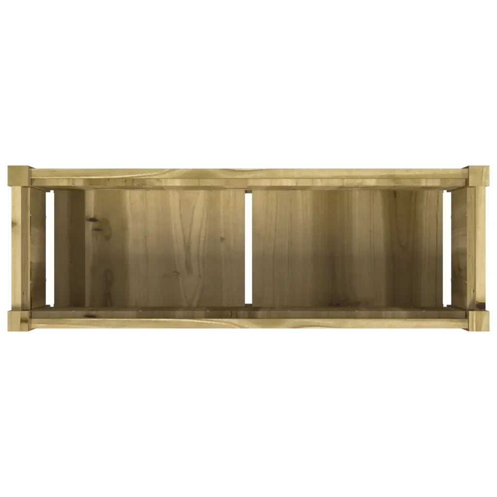 Fioriera | Cassetta per fiori | Vaso da Giardino 90x31x31 cm in Legno di Pino Impregnato