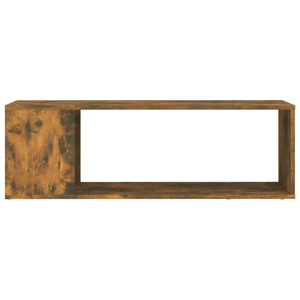 Mobile TV-Credenza per TV-Console TV Rovere Fumo 100x24x32 cm in Legno Multistrato