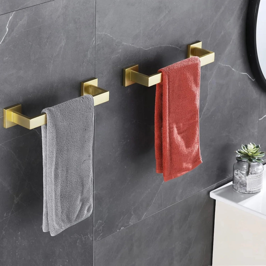 Portasciugamano Da Bagno Brush Gold 332917a