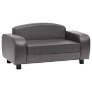 Divano per Cani Grigio 80x50x40 cm in Similpelle CFW7313833
