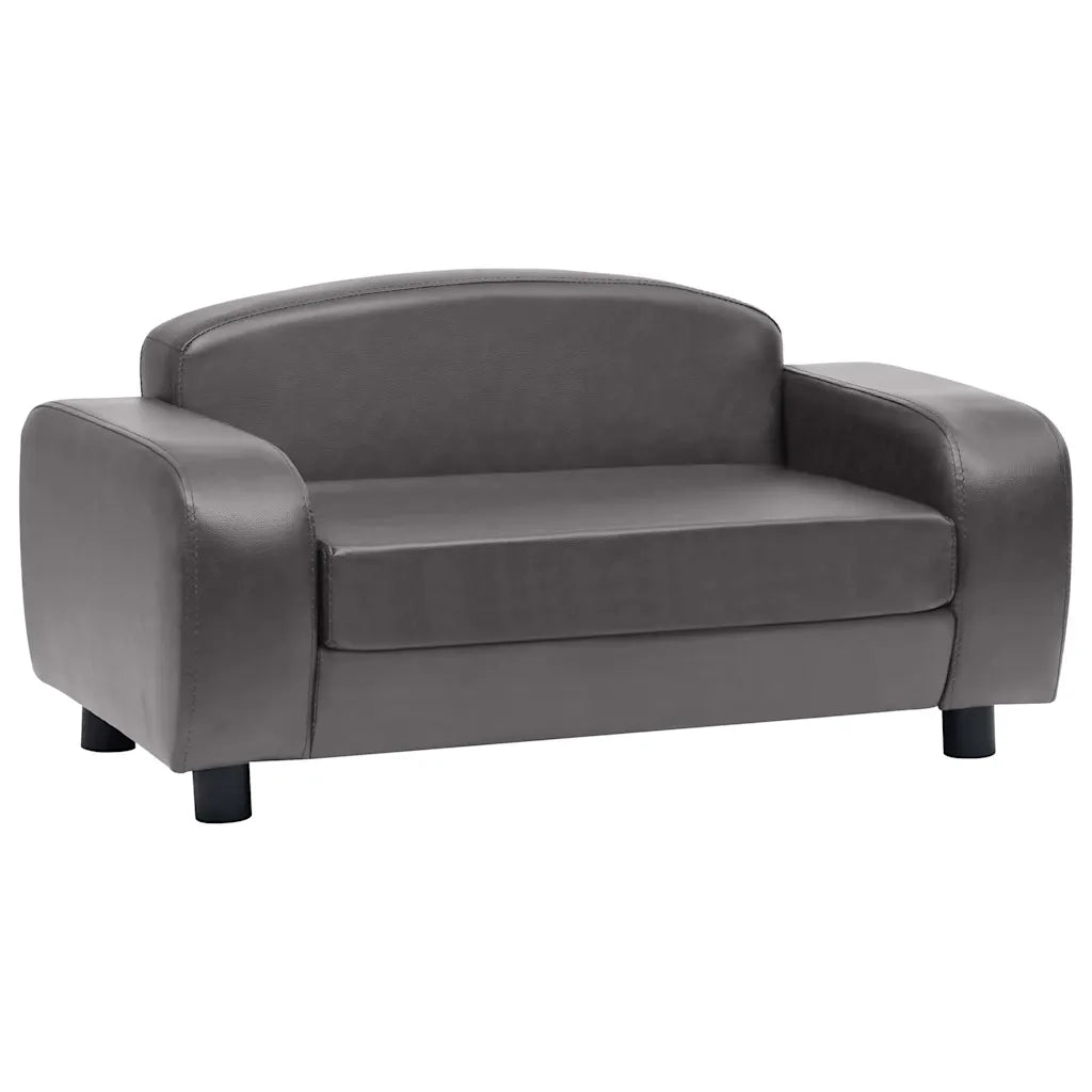Divano per Cani Grigio 80x50x40 cm in Similpelle CFW7313833