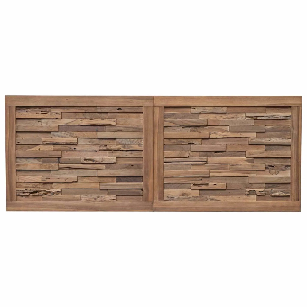 Testiera Naturale Legno di teak solido