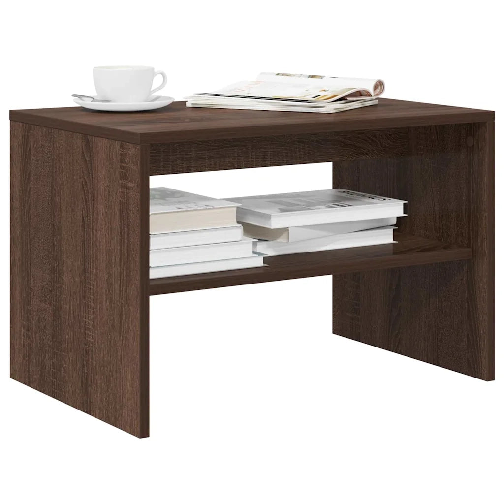 vidaXL Mobile Porta TV Rovere Marrone 60x40x40 cm Legno Multistrato