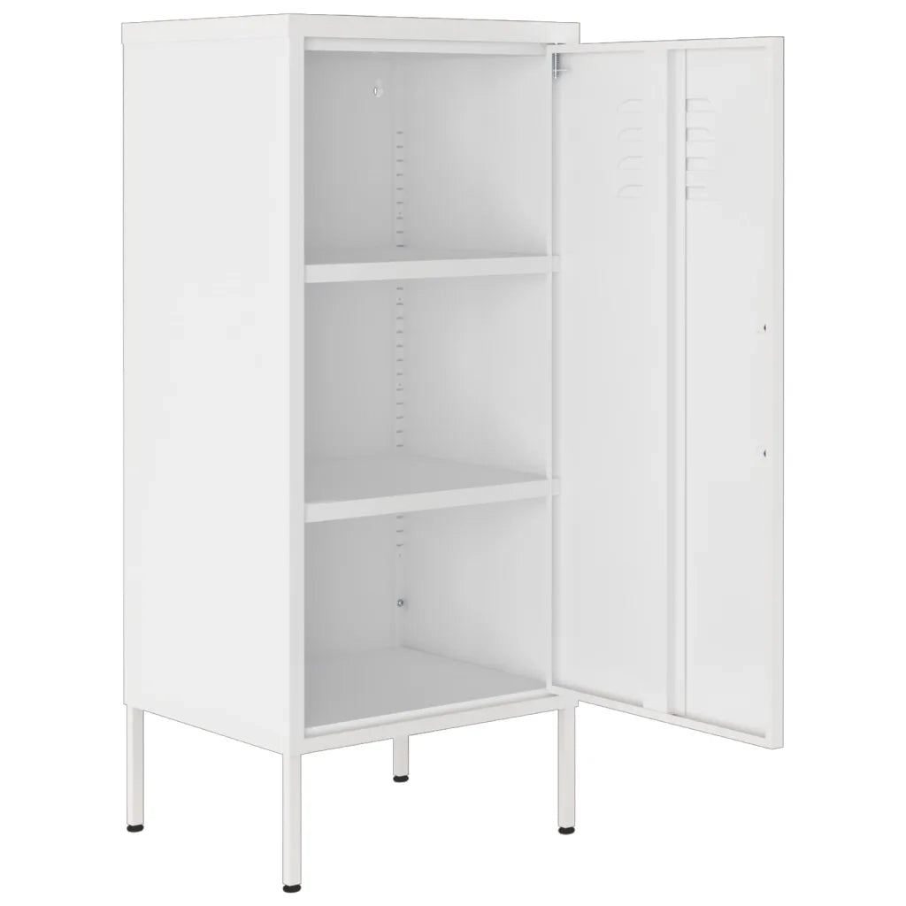 Armadietto Bianco 42,5x35x101,5 cm in Acciaio 336197