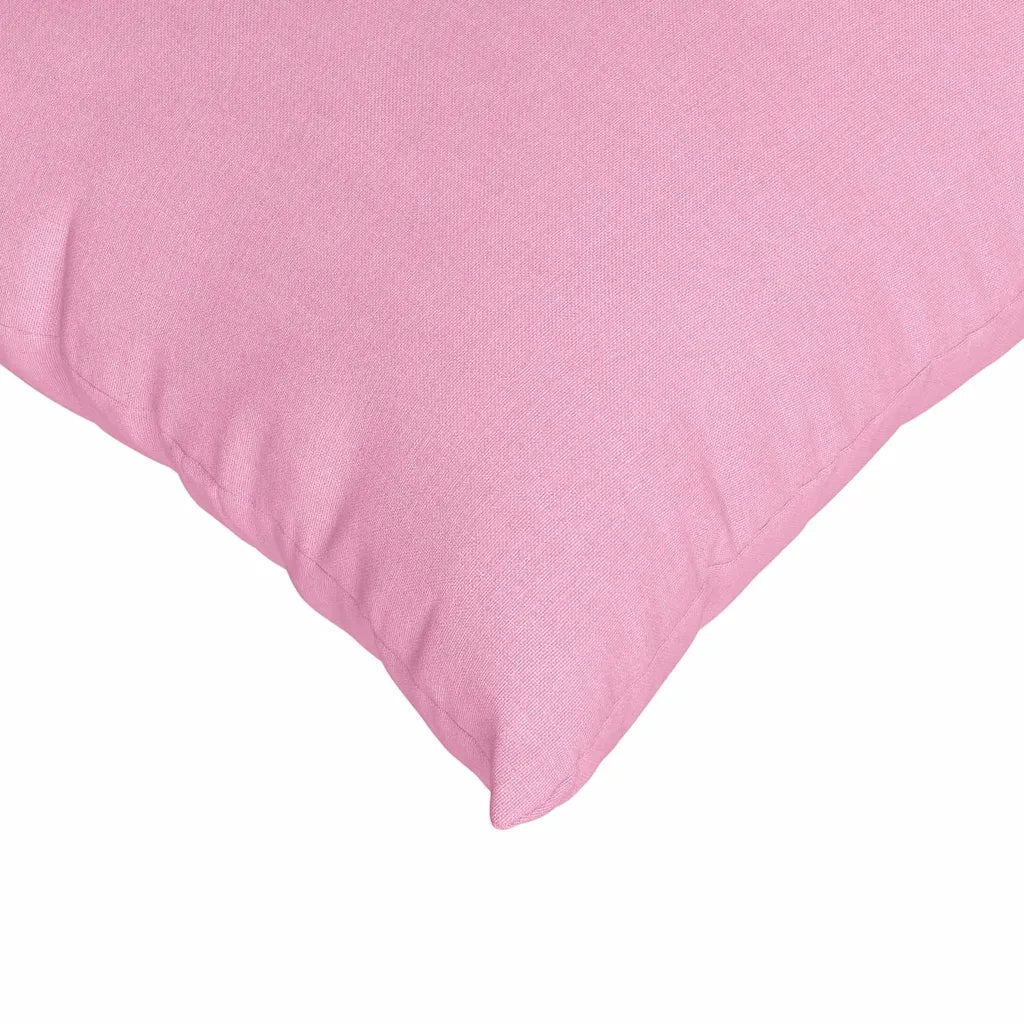 Cuscini da Divano 2 pz | Cuscini per sedie Rosa 60 x 60 cm Tessuto