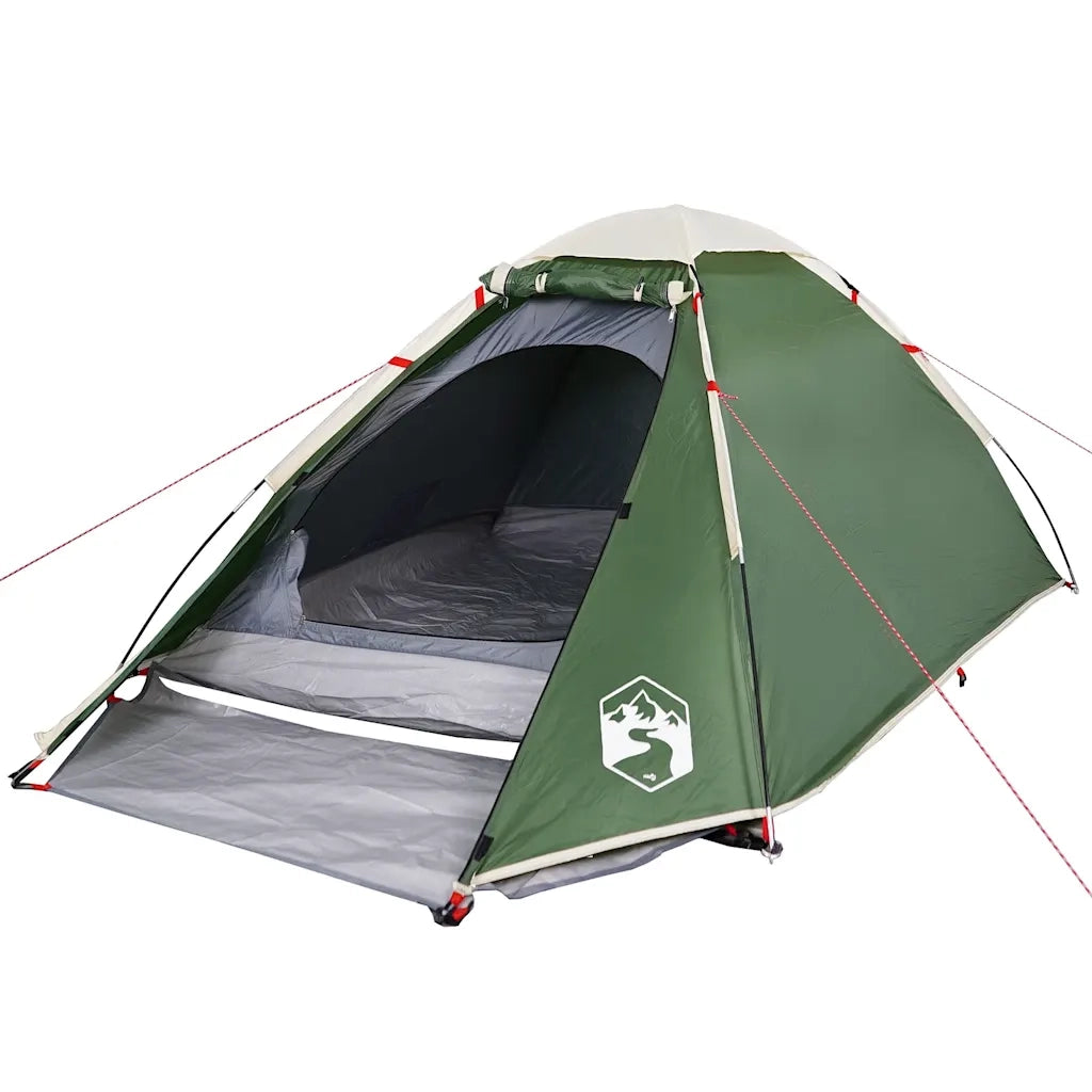 Tenda da campeggio | Tenda da campo a Cupola per 2 Persone Verde Impermeabile