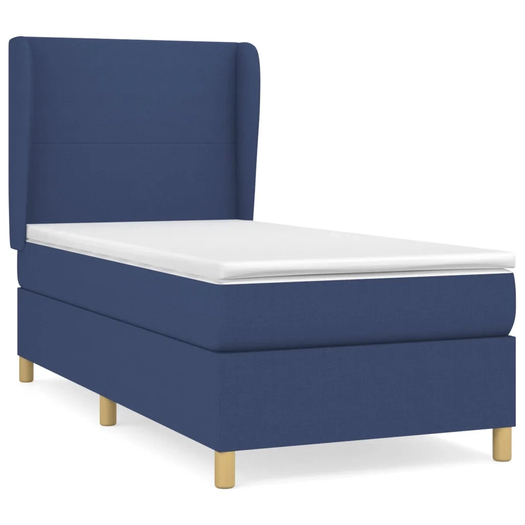 Giroletto a Molle con Materasso Blu 90x200 cm inTessuto 3128339