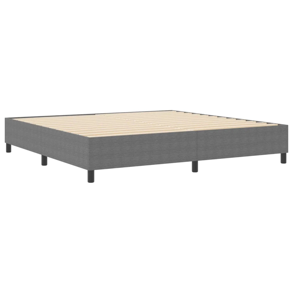 Struttura letto piattaforma-Giroletto-Rete del Letto Grigio chiaro 200 x 200 cm