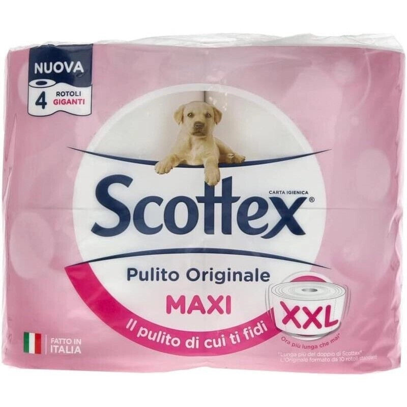 SET 12 ROTOLI SCOTTEX MAXI XXXL CARTA IGIENICA