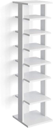 Rack per Scarpe in Piedi con 8 Cassettoni - Smalti per Scarpe per Corridoio e Scale