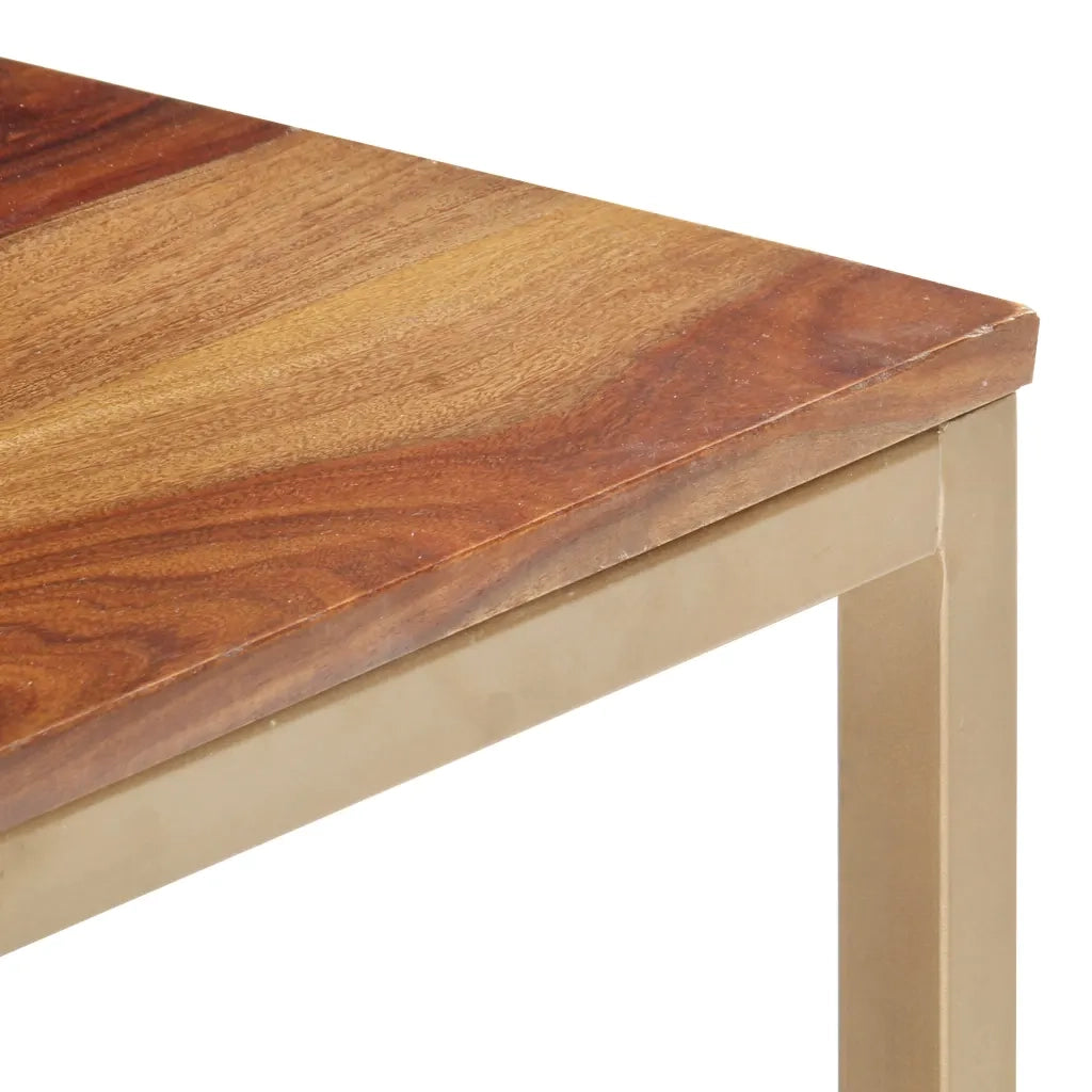 Tavolino da CaffÃ¨ 120x60x40 cm in Legno Massello di Sheesham