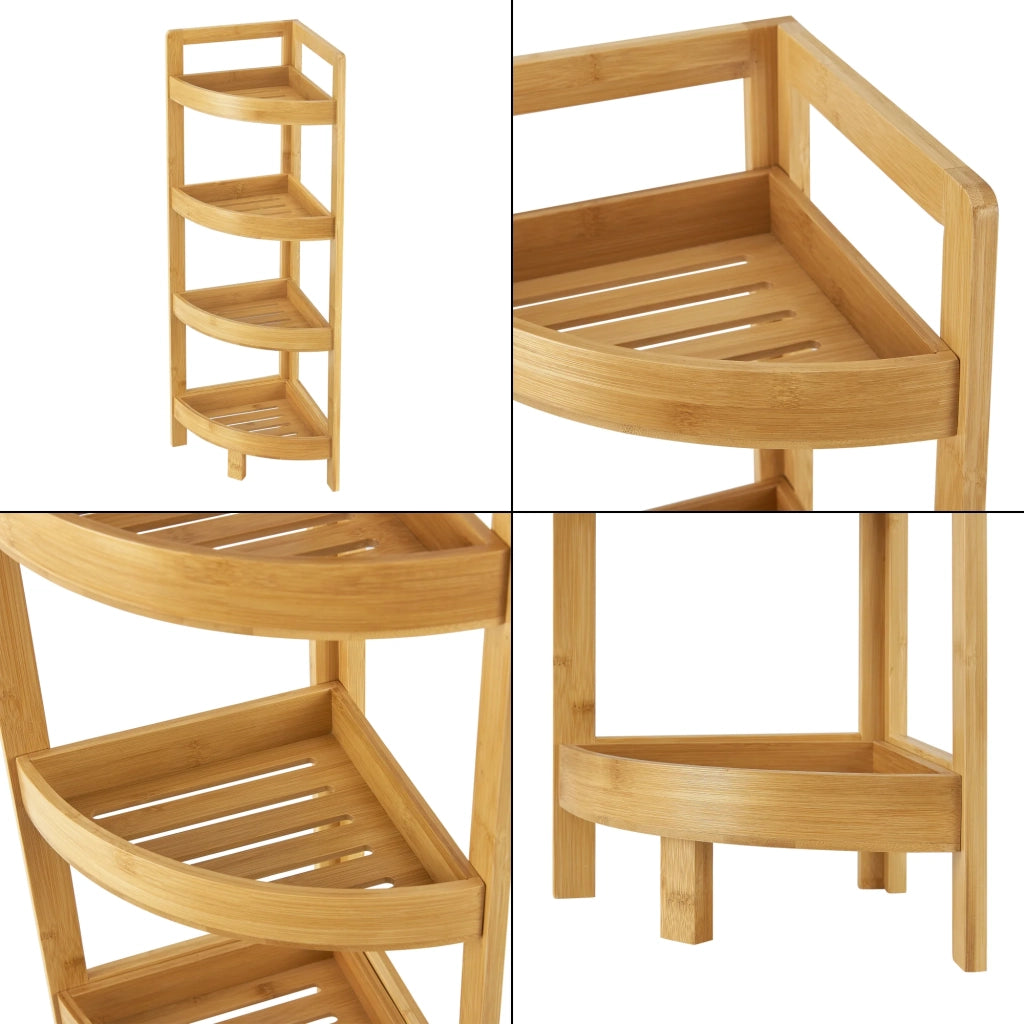 Mensola angolare 4 livelli per bagno o cucina 80 x 23 x 23 cm 03_0006960