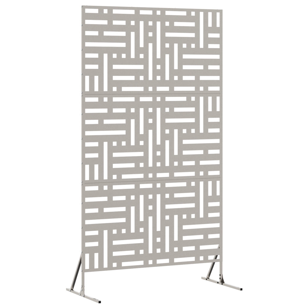 Schermo di Privacy 180 cm Acciaio Resistente alle Intemperie
