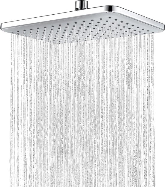 Doccia a pioggia moderna - Economizzatore d'acqua - Lame in acciaio quadrata - 1 pezzo