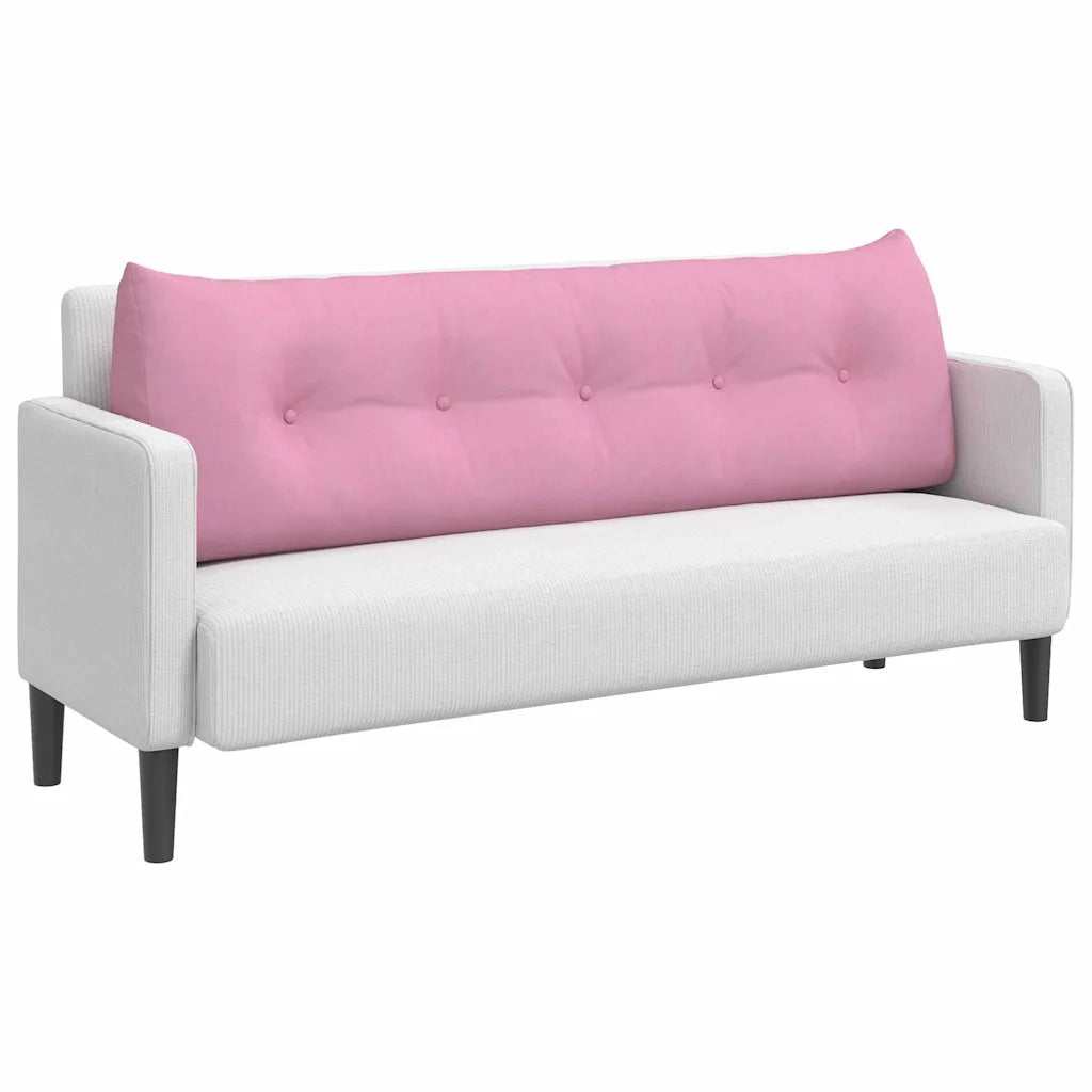 Cuscino per Schiena Rosa 160 x 24 x 50 cm Tessuto 42014543