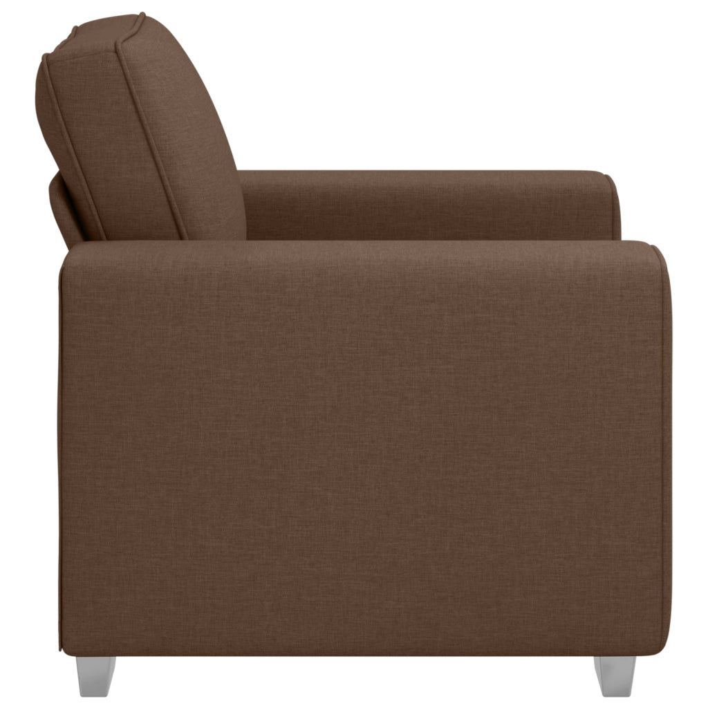 Poltrona  Marrone 59 cm in Tessuto
