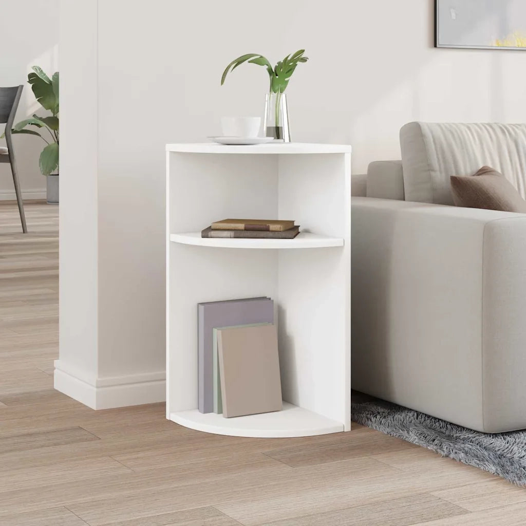 Tavolino Bianco 29,6 x 29,6 x 60 cm Legno ingegnerizzato 891120
