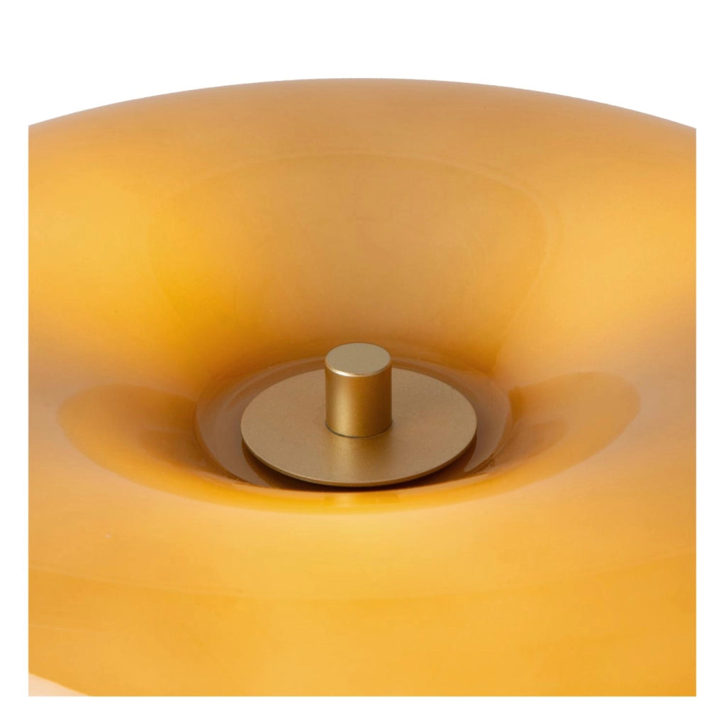 Lampada da tavolo SENTINO 3xG9 vetro oro/grigio Lucide