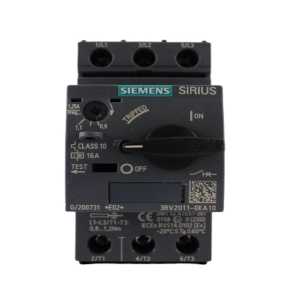 Interruttore salvamotore 3x0.9A-1.25A Siemens