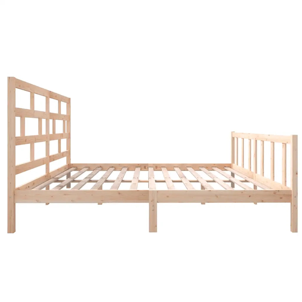 Giroletto-Struttura Letto in Legno Massello di Pino 200x200 cm 804423