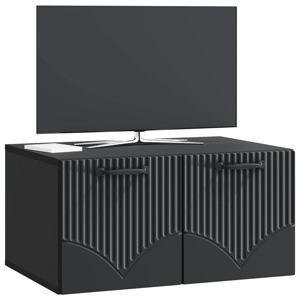 Mobile Porta TV da Muro Nero 59,5 x 41 x 30 cm 899016