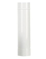 TUBO SMALTATO PER STUFA A LEGNA 'CLASSIC' Ø 100 mm - 50 cm - Col. bianco - SAVE