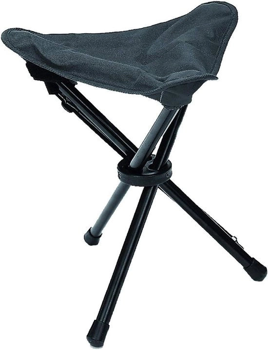 Sedia da Campeggio Portatile - Sedia da Camping - Struttura in Alluminio Robusta - 44 cm di Altezza Sedile - Verde Oliva