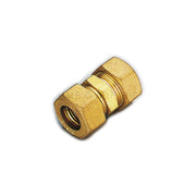 Raccordo 22x22mm diritto doppio a compressione con tenuta o-ring