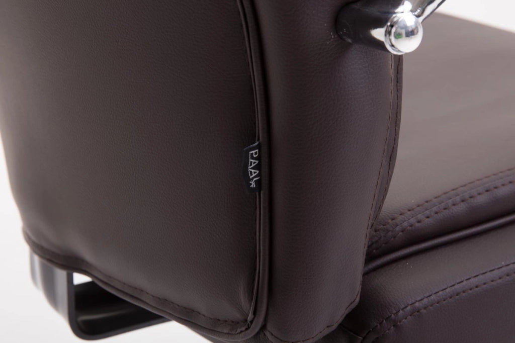 Sedia ufficio VAUD XL in similpelle marrone