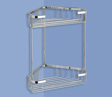 Portasapone doppio angolare in acciaio inox