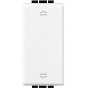 Bticino living light pulsante doppio interbloccato salita discesa bianco n4037n